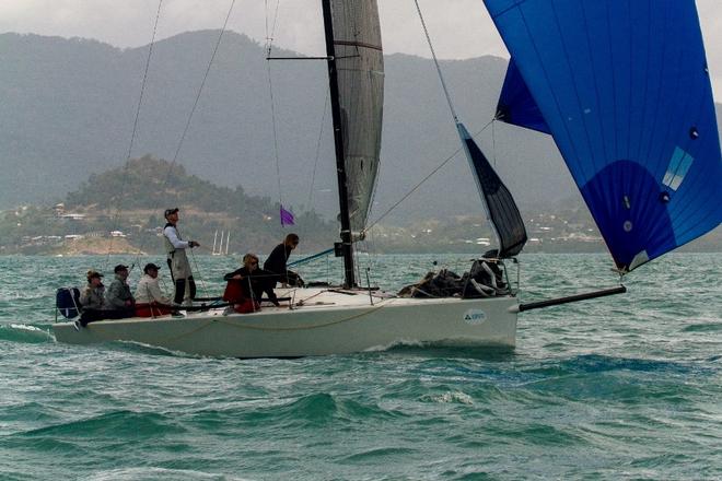 Santor Tornai's Drummoyne Sailing Club team on Skeeter had a terrifc day racing on Day four - Vision Surveys Airlie Beach Race Week 2014 © Shirley Wodson